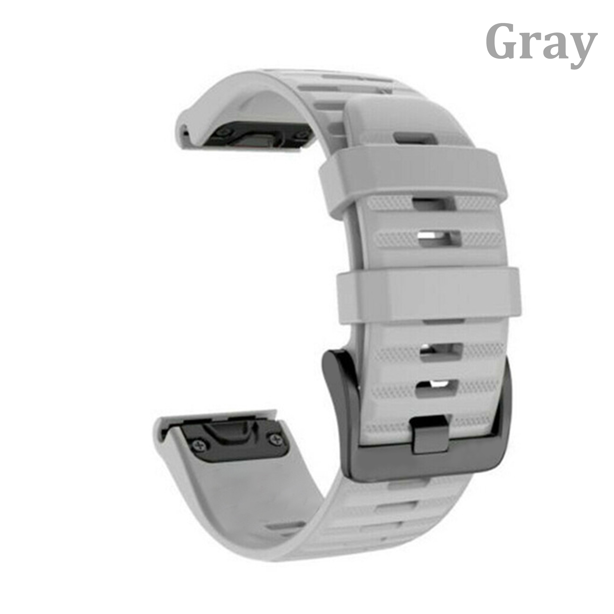 26 22 20MM Silicone strap for Garmin Fenix 6X 6 7 7X Pro 5S 5X Plus Fenix 8 E Watchband Bracelet Epix Gen2 965 955 3HR QuickFit: 25mm / Clear