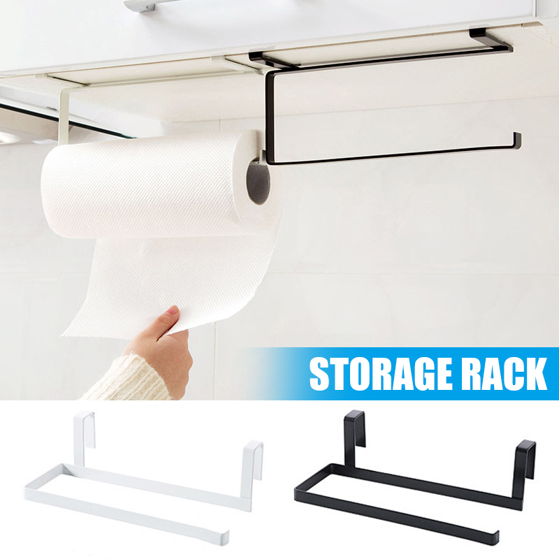 Kast Papieren Handdoek Hanger Wandmontage Keuken Tissue Houder Multifunctionele Opslag Plank Voor Keuken Organisator Rack