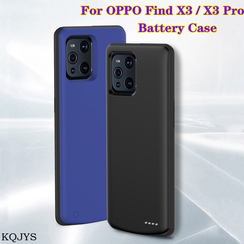 Fundas de cargador de batería inteligente, 6800mAh, para Find X3 Pro, Banco de carga de energía externa, funda de batería para OPPO Find X3