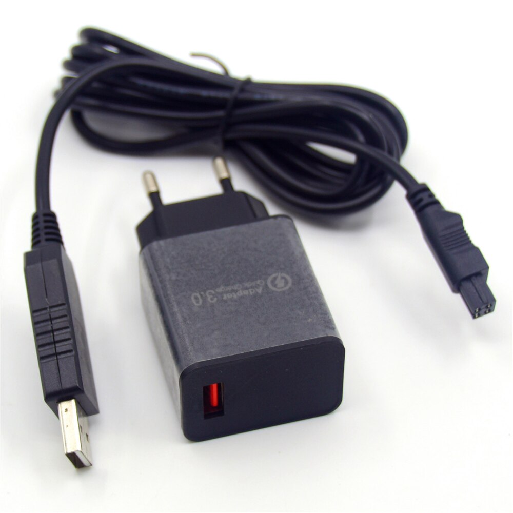 EH-5A EH5a banco de potencia qc3 cargador PRO USB cable para Nikon EP-5 EP-5A EP-5C EP-5D EP-5F acoplador de CC D700 D300 D100 D90 D80 D70 D50
