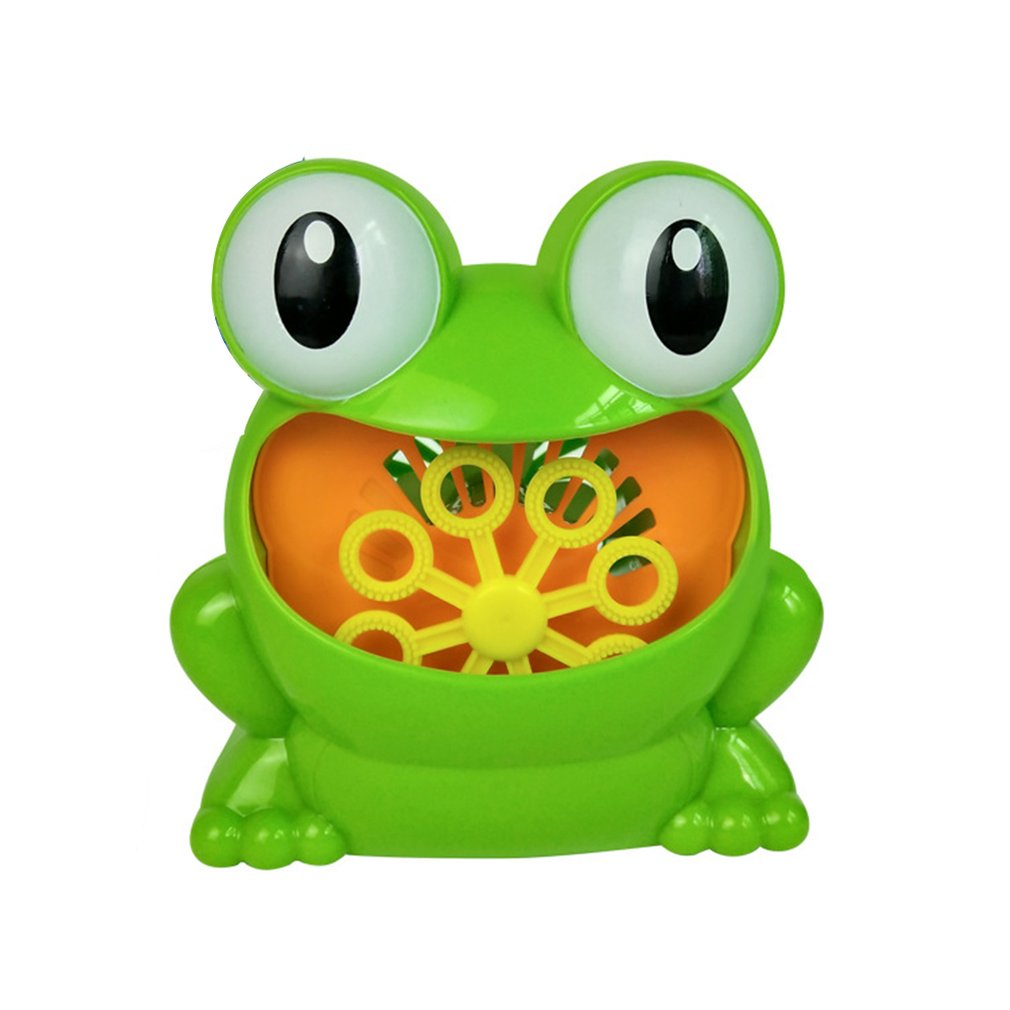 blasiert Maschine Badewanne Große Frosch Automatische blasiert Hersteller Spielzeug mit 24 Musik Lied Schlecht Spielzeug für Baby Jungen Mädchen: LILA