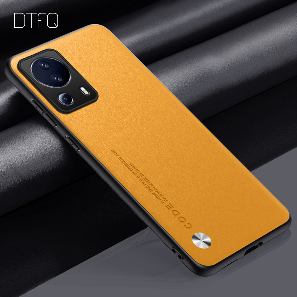 Für xiaomi 13 lite Fall Luxus Ledertasche für xiaomi13 Leder muster Rückseite stoß feste Hülle für xiaomi 13 pro 13 ultra: Leinwand / green