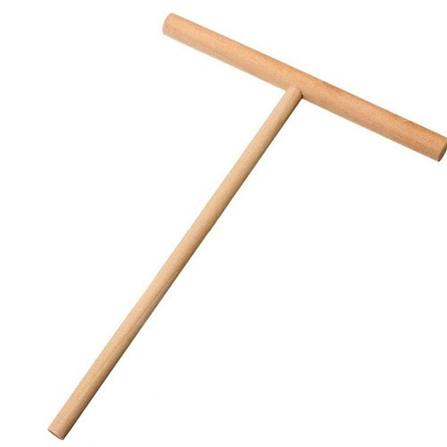 Crêpière pâte à crêpes bâton épandeur en bois, Kit d&#39;outils de cuisine à domicile, bricolage