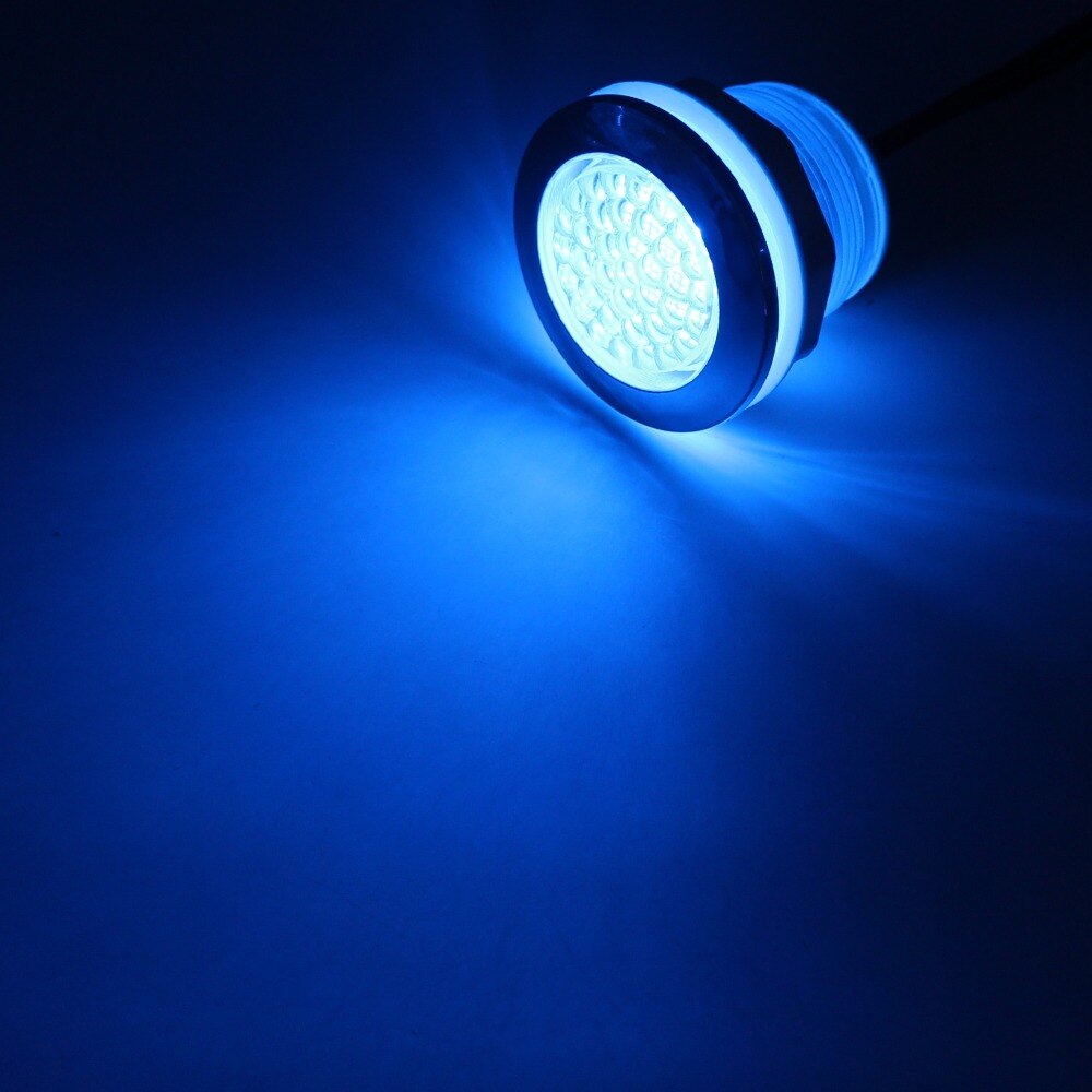 Wasserdicht RGB unterwasser FÜHRTE Whirlpool licht Whirlpool lampe See größe 53-55-60mm LED Spa licht 2 drähte in 1 kabel jaccuzzi lampe