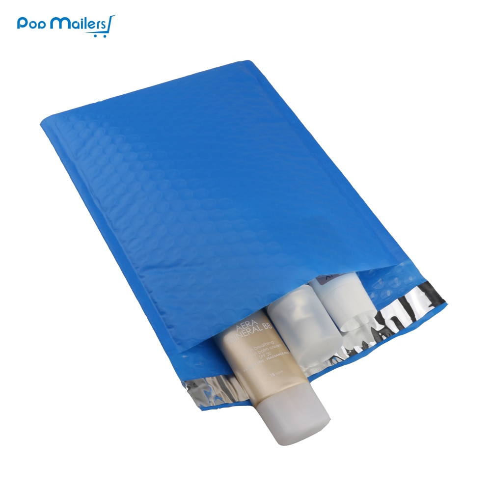 10pcs 175*230mm 6*9 inch Blue Poly Bubble Mailers Envelopes Bags