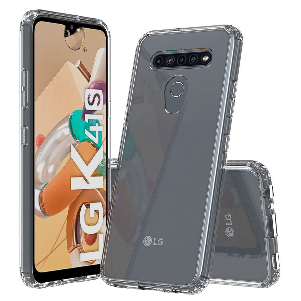 Voor Lg K41S / K40S / K40 Case Crystal Hybrid Bumper Clear Phone Case Voor Lg K50S K50 Q51 K51 k61 Back Cover Acryl Gevallen K 41S: For LG K41S / clear