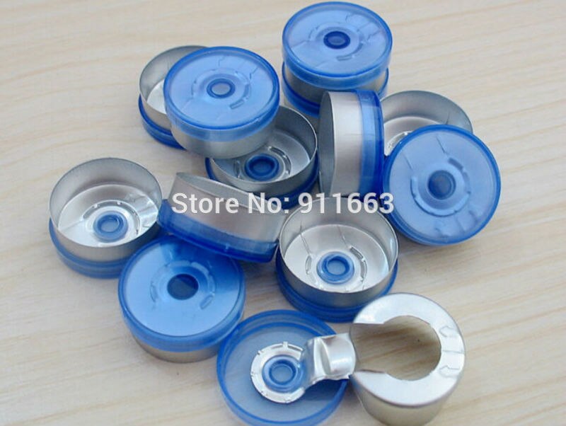 20mm Kunststoff-Aluminium kappe, 20 teile/los, Alle Arten Von Farbigen Kappen, pharma kappen, kunststoff-Aluminium Spitzen für crimpen glas fläschchen