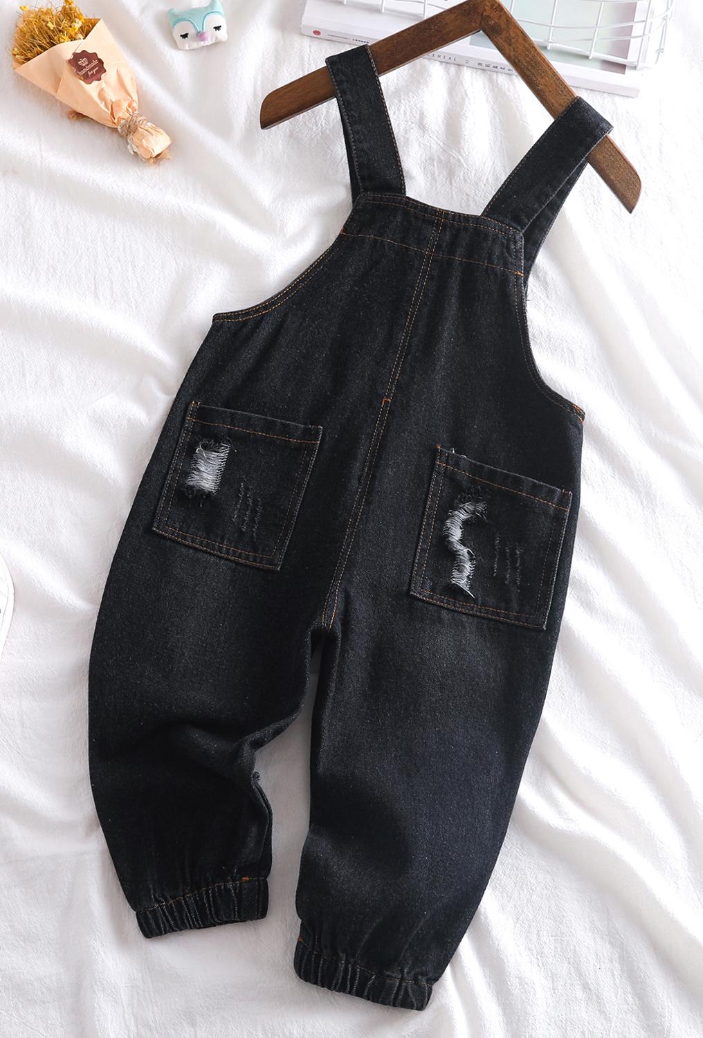Chumhey – salopette en Denim pour bébés garçons et filles, en coton doux, avec bretelles, pantalon en jean, vêtements pour enfants, 1-4T