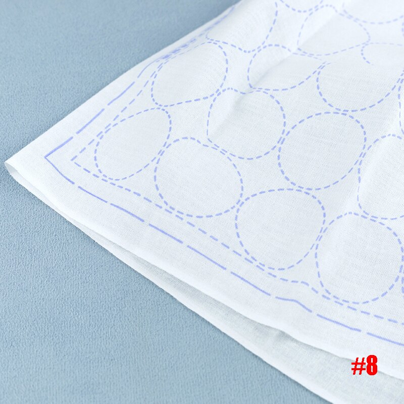 Sashiko kit,Pre-printed pattern, Sashiko Sampler Kit,10 patterns option,DIY for Crafters, Beginner Kits,White Towel Kit: 8