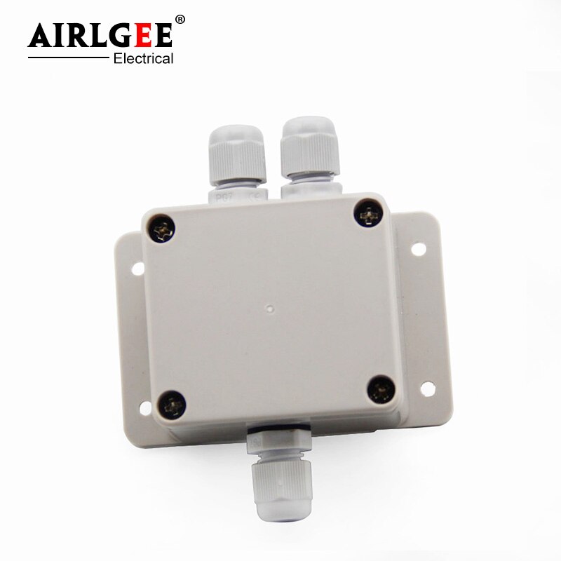 63 * 58 * 45mm 1 Inlet 2 Outlet terminal box with ear plastic waterproof junction box IP66 junction box wiring box