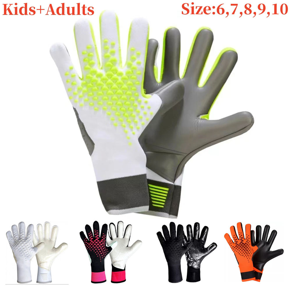 Keeper Handschoenen Roofdier Voetbal Voetbal Kids Volwassenen Mannen Vrouwen Dikker Latex Niet-Slip Slijtvaste Voetbal Keeper Handschoenen