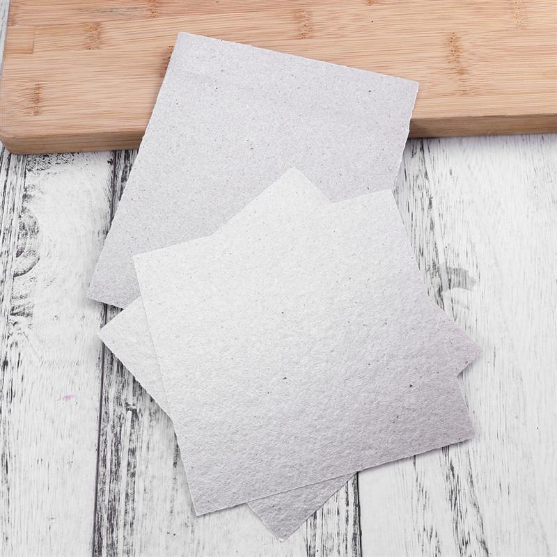 4 Uds 13x13cm Mica aislante placas protectoras seguras para horno tostador