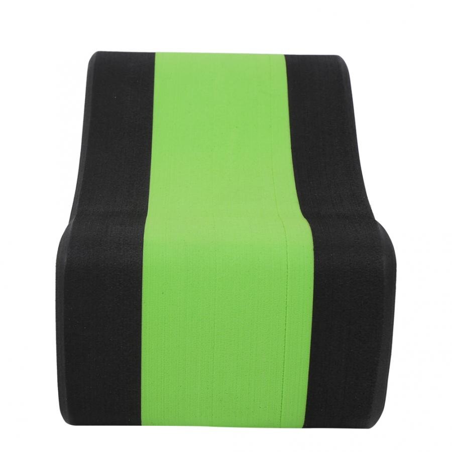 Clip leg board 1 st slitstark eva swim clip leg board flerlagers flytbräda för simträningstillbehör grön och svart