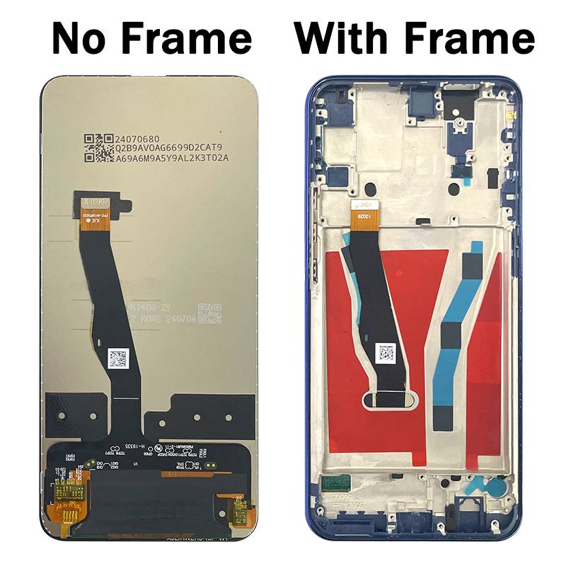Stk -lx1 premium lcd huawei honor 9x globaali näyttö kosketusnäyttö digitizer paneeli kokoonpano honor 9x premium lcd kehys