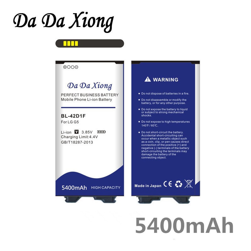 Da Da Xiong 5400Mah BL-42D1F Batterij Voor Lg G5 H850 H820 H830 H831 H840 H868 H860N H860 LS992 US992 f700L F700S F700k VS987