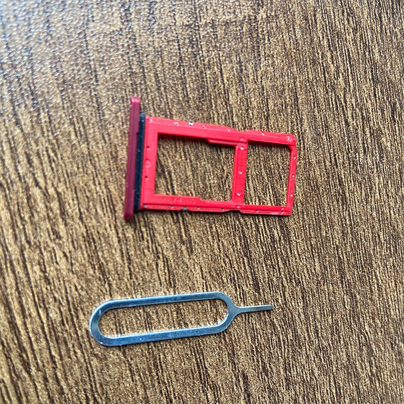 2/PCS Sim Card Tray Slot Holder For Huawei Y9S Socket Adapter Connector Replacement: Y9S red