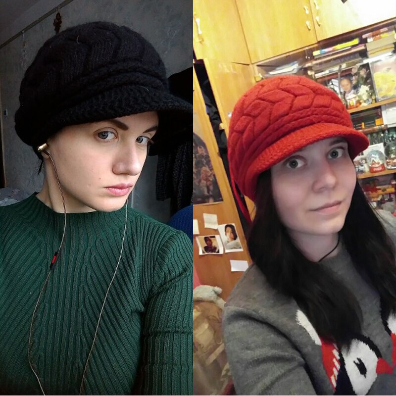 Gorro de punto de lujo para mujer, gorros de alta elasticidad, suave, cálido, Color sólido, invierno, 2022