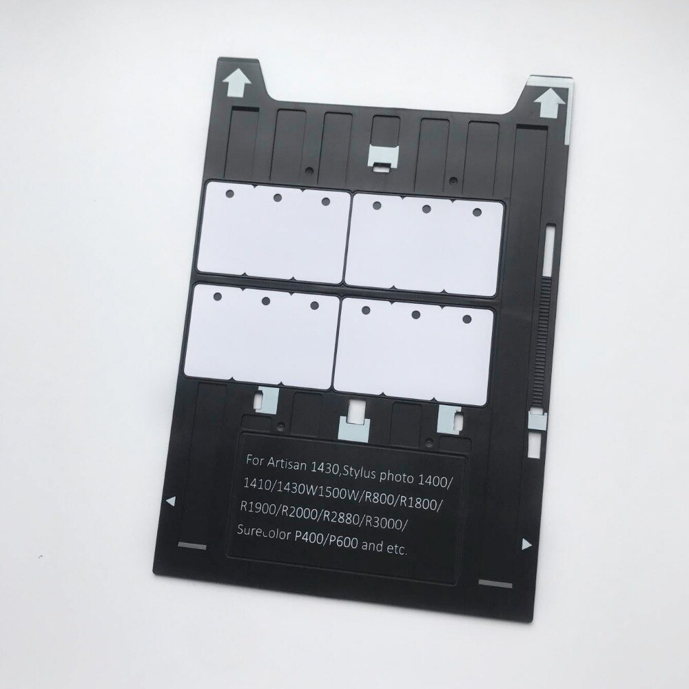 1pc ID card tray to print inkjet pvc card by Epson R1800,R1900,R2000,R2000s,R2400,R2880 inkjet printers+50pcs 3up cambo key card