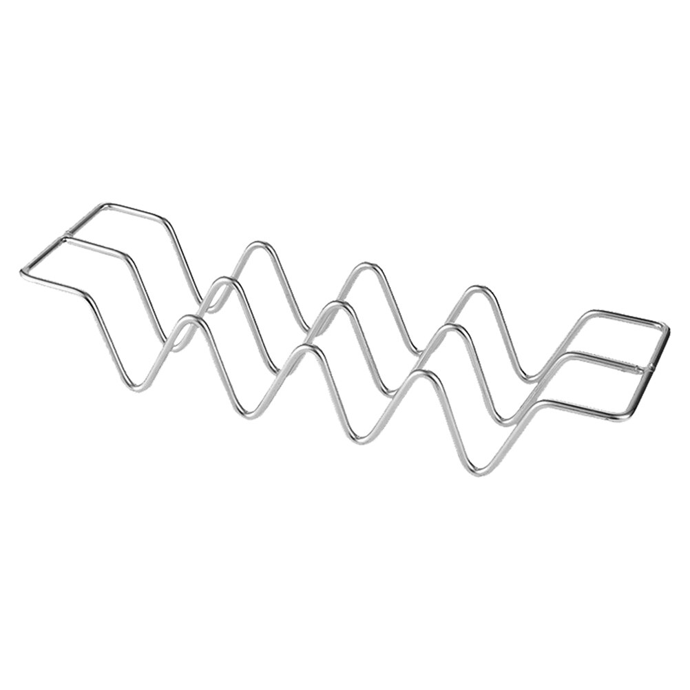 Stainless Steel Taco Rack Restaurant Pancake Stand Desktop Chicken Rolls Holder