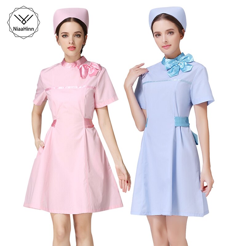 Lint Stiksels Spa Uniform Gezondheid Workwears Frosted Jas Scrub Uniform Activiteit Prestaties Kleding Schoonheidssalon Werkkleding