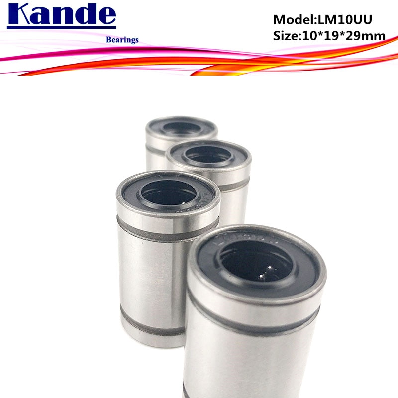 Lm10uu 1pc lm10 linjära lager 10 x 19 x 29 mm lm10 uu för 3d skrivare linjära lager  sm10uu