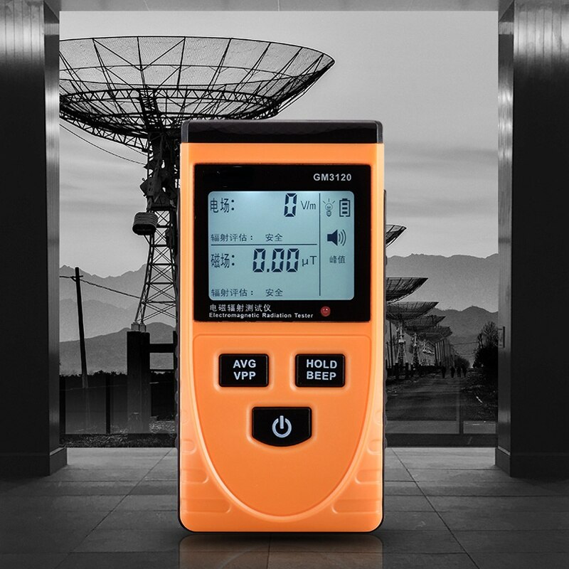 GM3120 Electromagnetic Radiation Tester for Appliances Phone Computer Radiation Detector with LCD Backlight