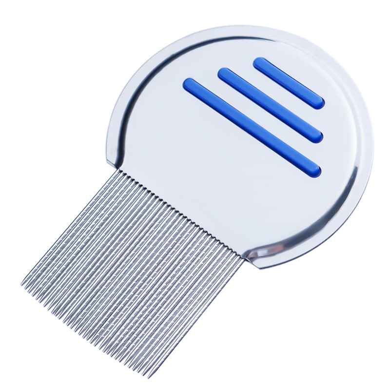 1PCS Stainless Steel Lice Comb Kids Hair Rid Headlice Super Density Teeth Remove Louse Comb Pet comb