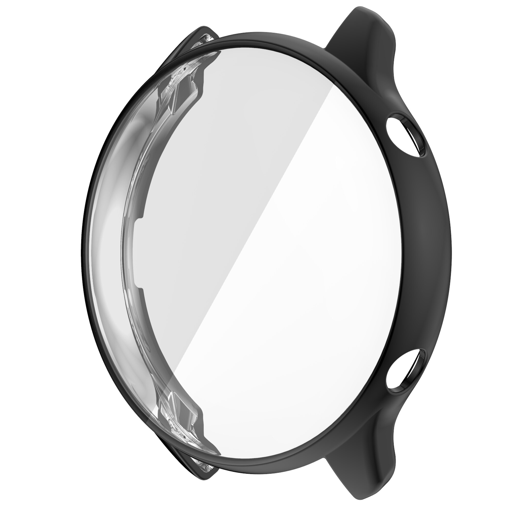 Funda protectora para Amazfit GTR 2, carcasa protectora de pantalla completa, marco de TPU suave para Xiaomi Huami Amazfit GTR2, parachoques para reloj: Black