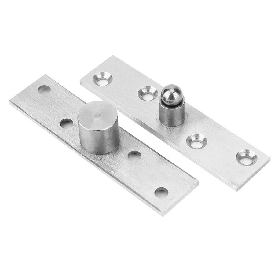 2Pcs Heavy Duty SS Concealed 360° Degree Pivot Hinge for Revolving Doors: Central shaft