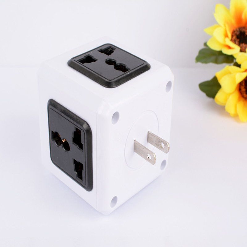 Power Strip 4 Outlets - HAOBA A099 - 250V 10A - Master Switch - International Plug Adapter
