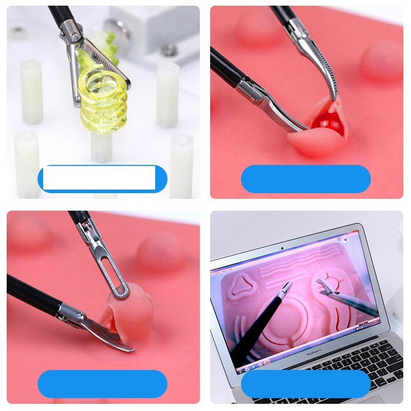 Instrument for laparoscope training ,forceps,Scissors,grasper,needle holder pratice tools for student
