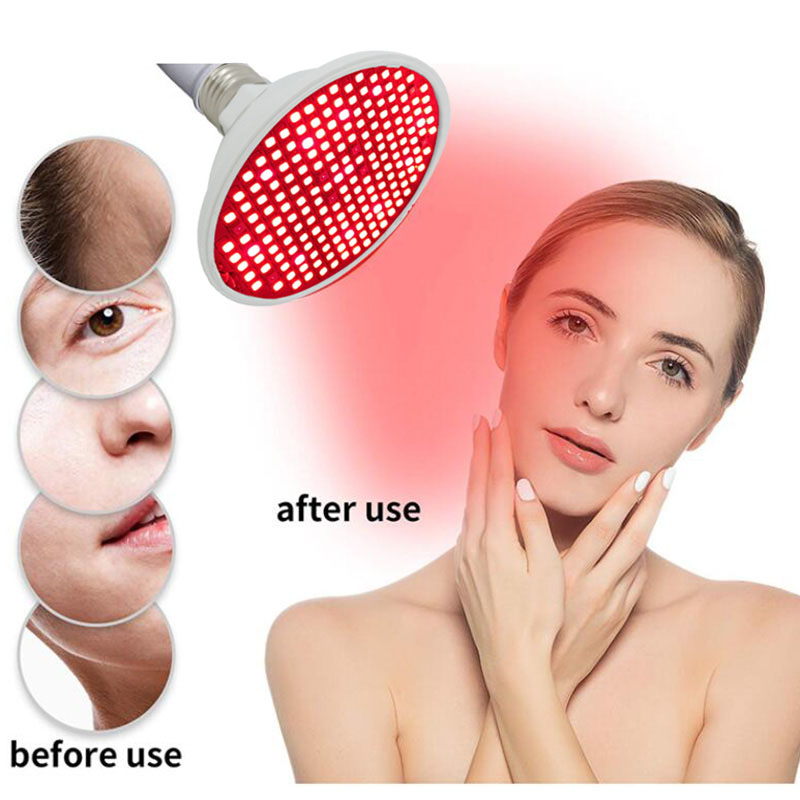620nm 660nm 850nm E27 Red led plant grow lamp bulb Anti Aging Deep Light IR Infrared Phototherap for Body Skin Pain