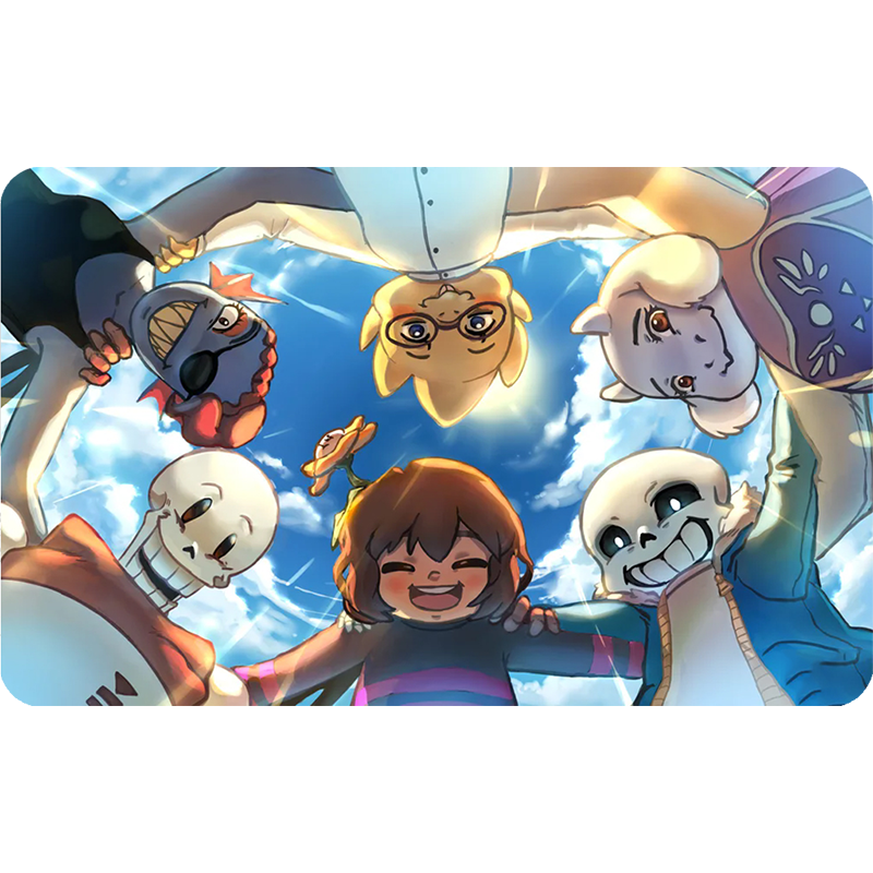 UNDERTALE Kühlschrankmagnet, Karikatur-Figuren-Magnet, geeignet für sterben Küche zu Hause, Kühlschrank, Zauberstab, Tür, Büro, DIY-Dekoration: Weiß