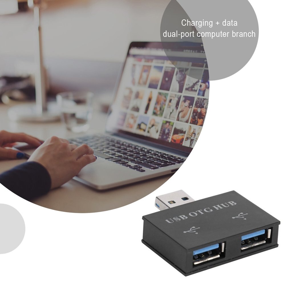 Mini Usb 3.0 Hub 2 Port Usb Hub High Speed Hub Splitter Box For Pc Laptop U Disk Card Reader for Mobile Phone Hub Use