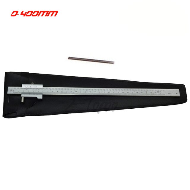 0-200mm 0-300mm 0-400mm 0-500mm Stainless Steel Parallel Marking Vernier Caliper With Carbide Scriber Marking Gauge Tool: 0-400mm