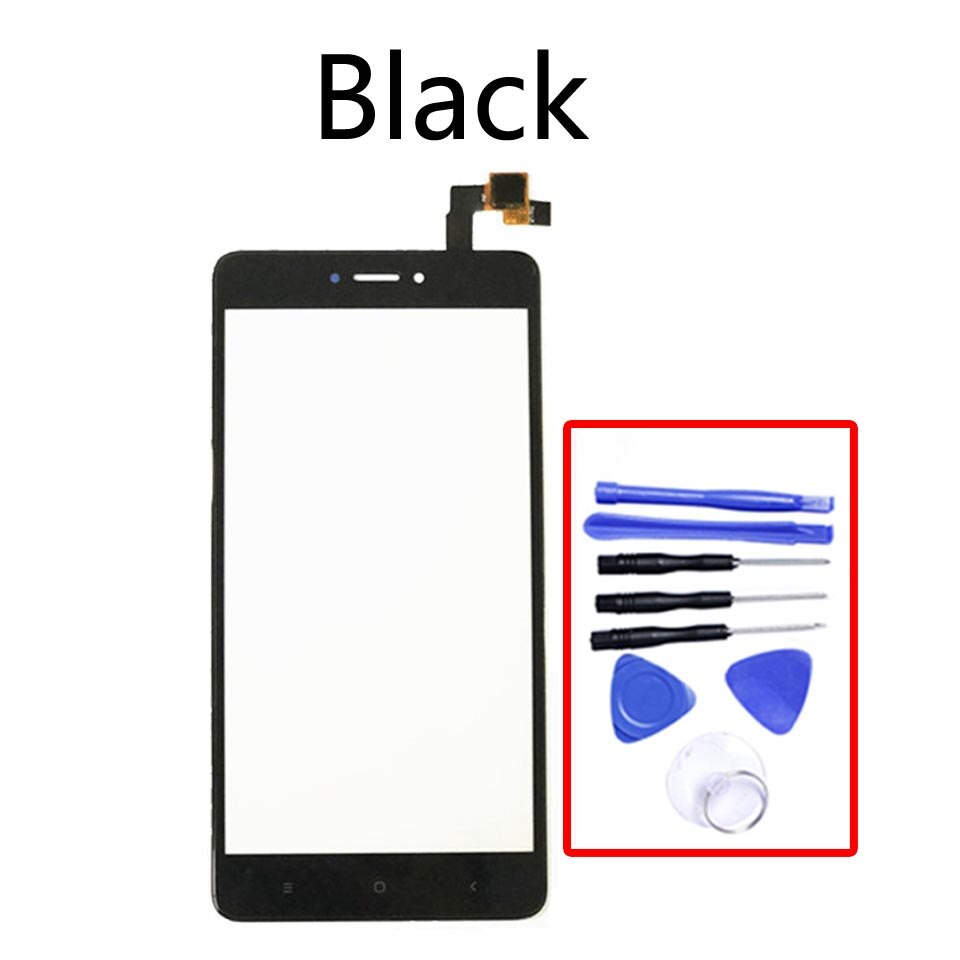 5.5 "Voor Xiaomi Redmi note 4X Touch Screen Panel Sensor Lcd-scherm Glas Lens Panel Touchscreen Digitizer Voor Redmi note4X: Black-With tool