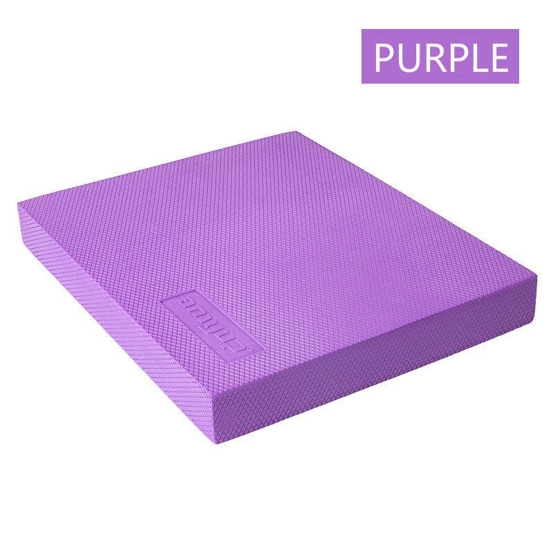 Jooga tasapainoalusta fysioterapia tpe foam luistamaton vakaustyyny joogalohkot ydinvoiman tasapainoharjoittelu seisomamatto: Violetti