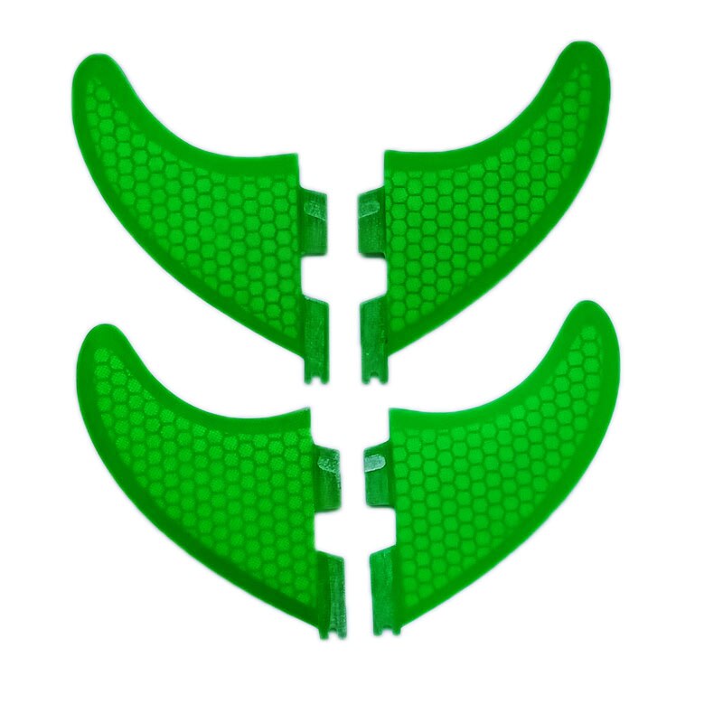 Quad fin Surfboard Fins 4PCS Set for FCS II box G5 +G3 size fiberglass Honeycomb with carbon M +S size FCS Fins surf Fin