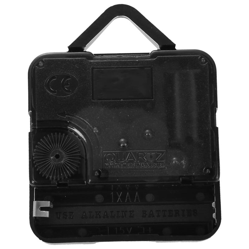 DIY Clock Metal Texture Wall Clock Retro Clockwork Movement Accessories Mechanism for clock Black + Red