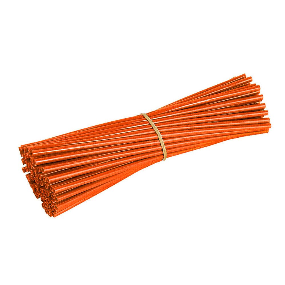 72Stck Universal- Farbe Speichen Hülse Speichen Reifen Draht Hülse 24CM Farbe Kunststoff Hülse