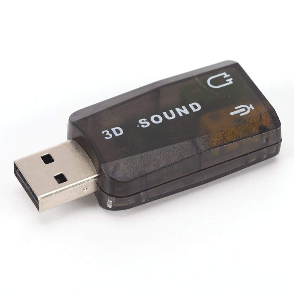 USB 3D carte son USB Audio 5.1 externe USB carte son adaptateur Audio Mini haut-parleur Interface Audio micro casque très bon marché