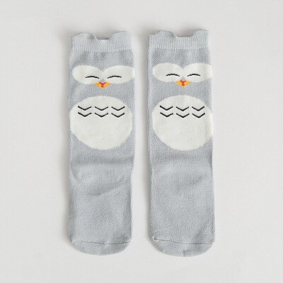 Baby Socks Unisex Lovely Cute Cartoon Fox Kids Knee Girl Boy Baby Toddler Socks Animal Infant Soft Cotton Socks Newborn Socks: Owl