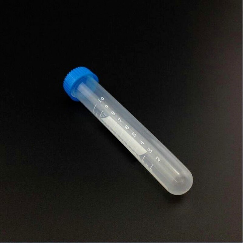 10ml 100Pcs/Pack Round Bottom Centrifuge Tube For Laboratory Analysis Tubes