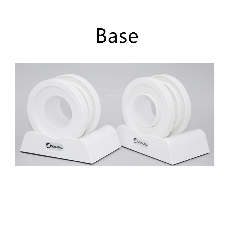 Easy to tear paste seal sticker tea cup lid drink coffee mouth cup cover takeaway packaging cups lid seal leakproof stopper: plastic base / 15x55mm 1 roll