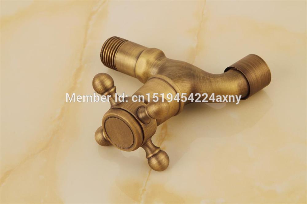 Gizero Laundry Retro Style Antique Bronze Finish Washing Machine Faucet Cold Water Tap Wall Mount Tap GI98