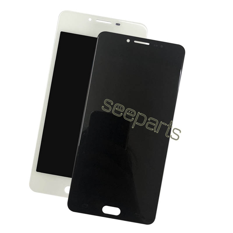 100% Getest Voor samsung galaxy C9 PRO Lcd C9000 DISPLAY Touch Screen Digitizer Vergadering Vervanging Voor Samsung c9 pro lcd