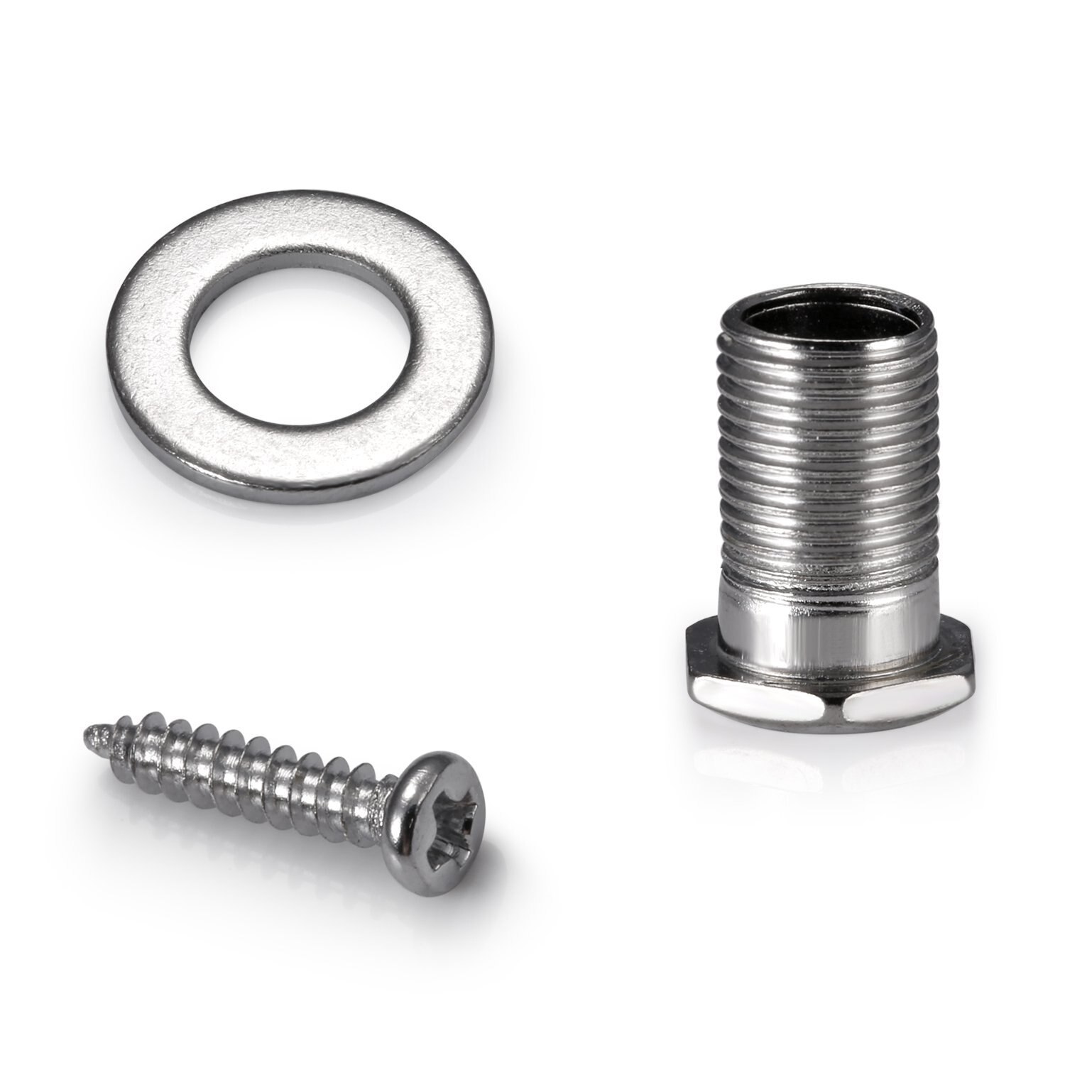 6 stuks Sliver Akoestische Gitaar Stemmechanieken Knoppen Guitar String Tuning Peg Tuner (3 voor Links + 3 voor rechts)