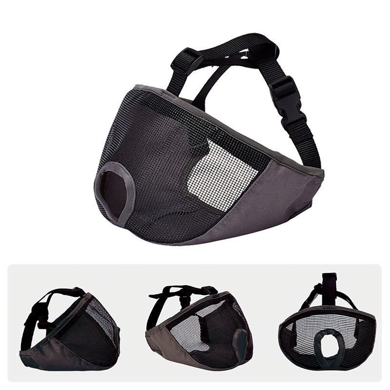 Korte Snuit Hond Muilkorf Masker Comfortabel Ademend Verstelbare Mesh Hond Muilkorf Voor Franse Bulldog Anti Stop Blaffen Levert