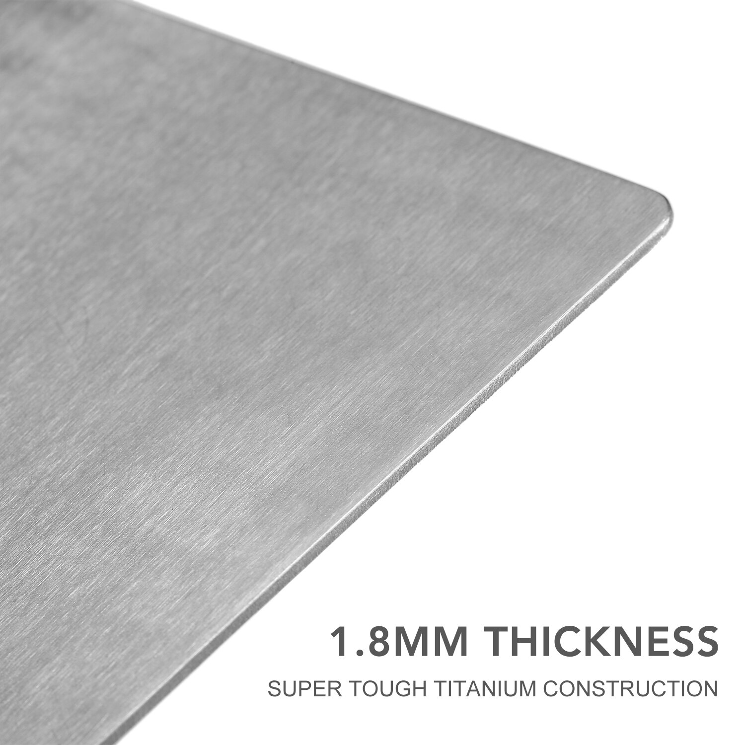 Lixada 1.8Mm Dikke Titanium Snijplank Outdoor Camping Snijplank Broodplank Voor Thuis Keuken Koken Outdoor Camping