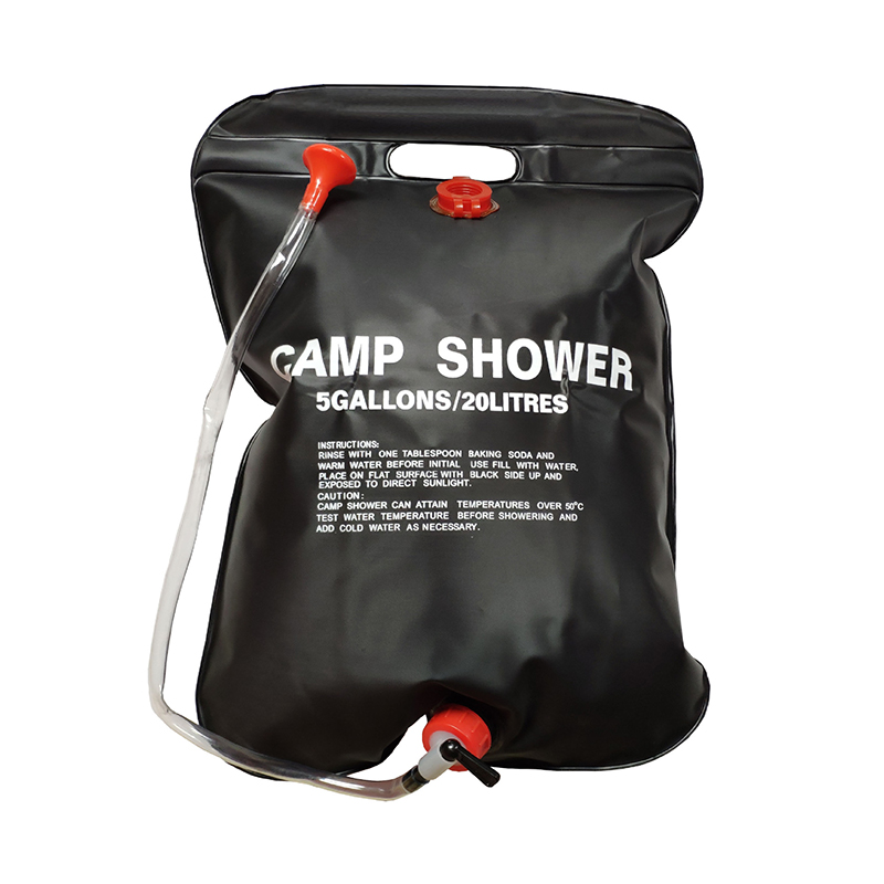 20L Camp Douche Bag Zonne-energie Verwarmd Draagbare Vouwen Outdoor Bad Tas Reizen Wandelen Klimmen Pvc Waterzak: Default Title